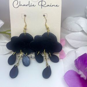 Black Cloud Earrings